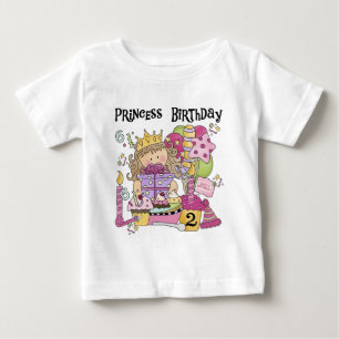 Party Princess 2nd Birthday Tshirts and Gifts