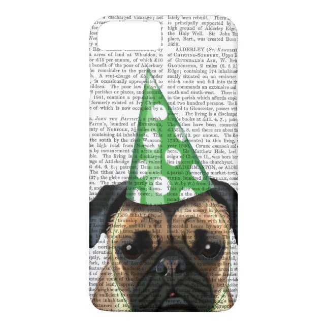 Party Pug 2 Case-Mate iPhone Case (Back)