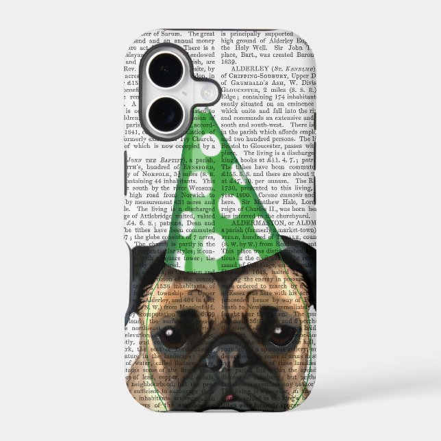 Party Pug 2 Iphone Case (Back)