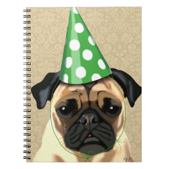 Party Pug Notebook (Front)