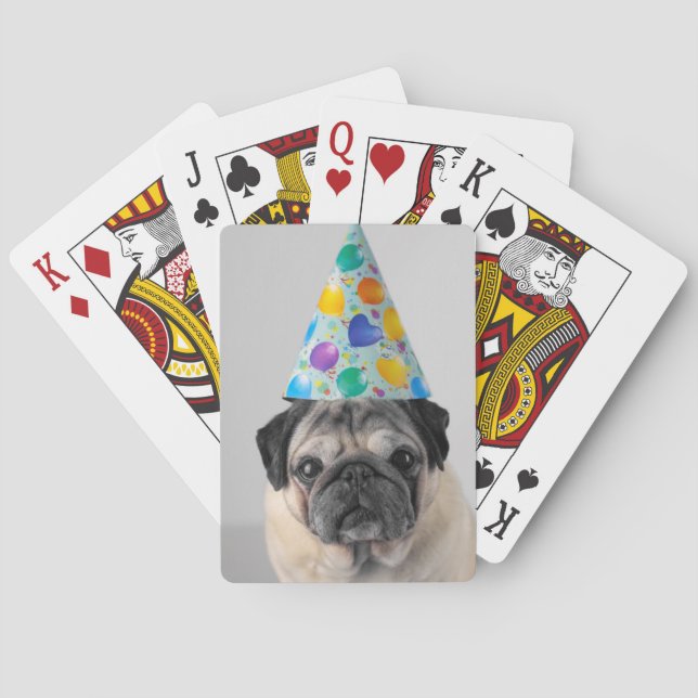 Party Pug Poker Cards (Back)
