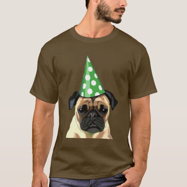 Party Pug T-Shirt (Front)