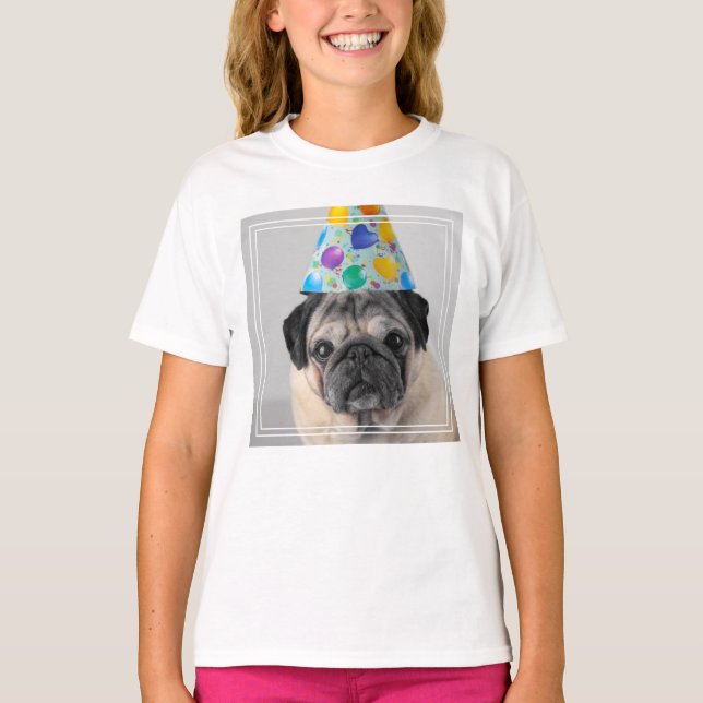 Party Pug T-Shirt (Front)