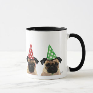 Party Pugs Pair Mug