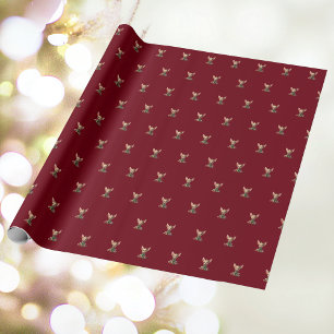 Party Pup Christmas Dog Wrapping Paper