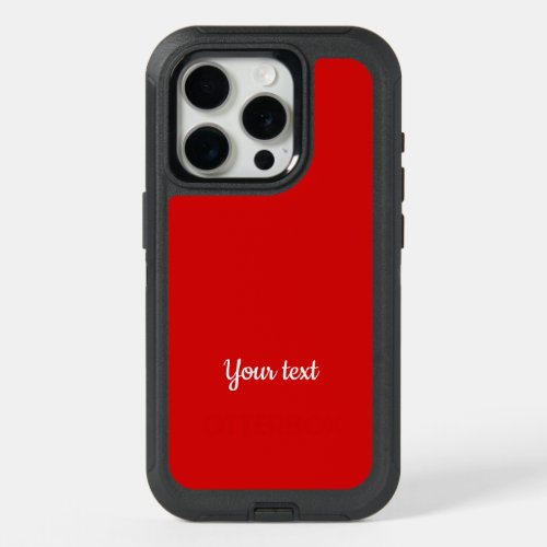 Party red TEMPLATE personalize iPhone 15 Pro Case