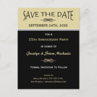 Party, Reunion, Event Save the Date Postcard