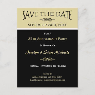 Party, Reunion, Event Save the Date Postcard
