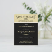 Party, Reunion, Event Save the Date Postcard (Standing Front)