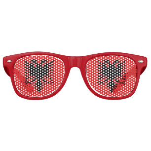 Party Shades & Albania Sunglasses / Albanian flag