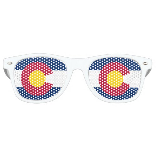 Party Shades  Colorado Sunglasses  Colorado flag