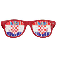 Party Shades & Croatia Sunglasses / Croatian flag
