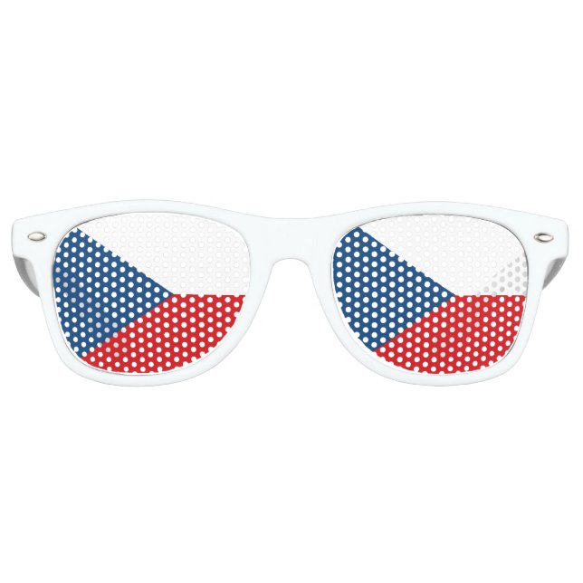 Party Shades Czech Republic Sunglasses, Czech flag (Front)