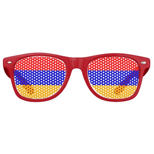 Party Shades Sunglasses _ Armenia flag