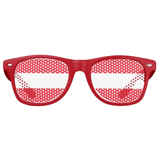 Party Shades Sunglasses - Austria flag (Front)