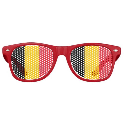 Party Shades Sunglasses _ Belgium flag