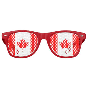 Party Shades Sunglasses - Canada flag