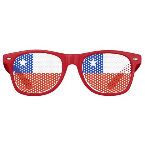 Party Shades Sunglasses _ Chile flag