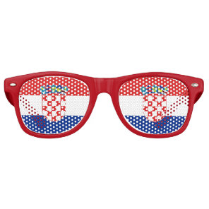 Party Shades Sunglasses - Croatia flag