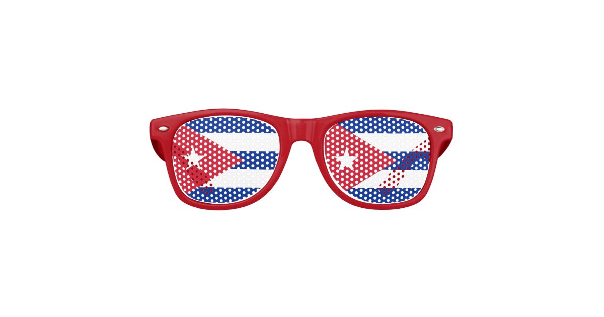 Party Shades Sunglasses - Cuba flag | Zazzle