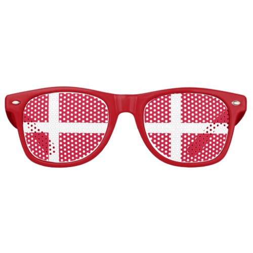 Party Shades Sunglasses _ Denmark flag