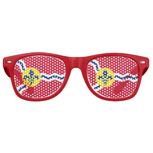 Party Shades Sunglasses, flag of St. Louis