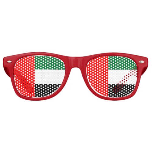 Party Shades Sunglasses _ flag of UAE