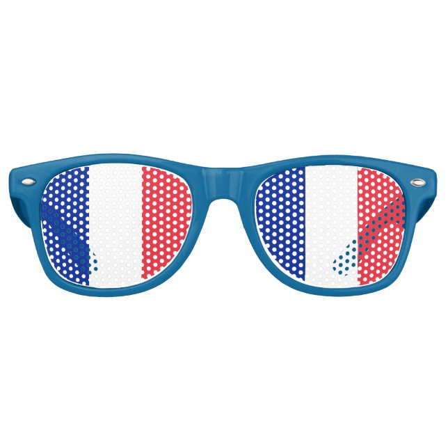 Party Shades Sunglasses - France flag (Front)