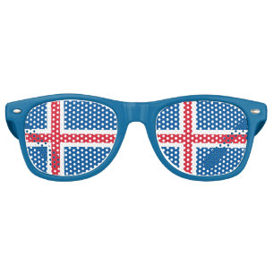 Party Shades Sunglasses - Iceland flag
