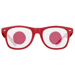 Party Shades Sunglasses - Japan flag