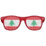 Party Shades Sunglasses - Lebanon flag