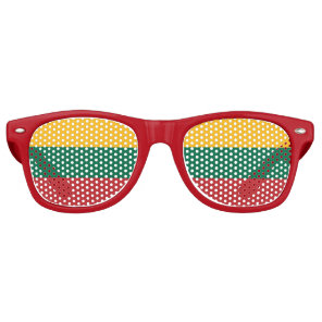 Party Shades Sunglasses - Lithuania flag