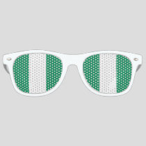 Party Shades Sunglasses - Nigeria flag