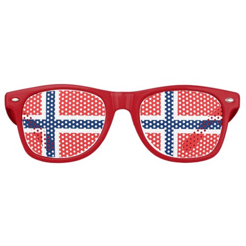 Party Shades Sunglasses _ Norway flag