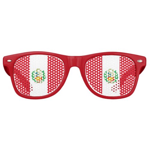 Party Shades Sunglasses _ Peru flag