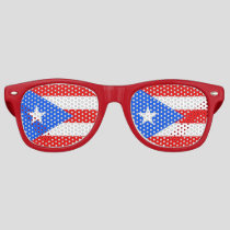 Party Shades Sunglasses - Puerto Rico flag