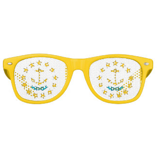 Party Shades Sunglasses - Rhode Island State flag