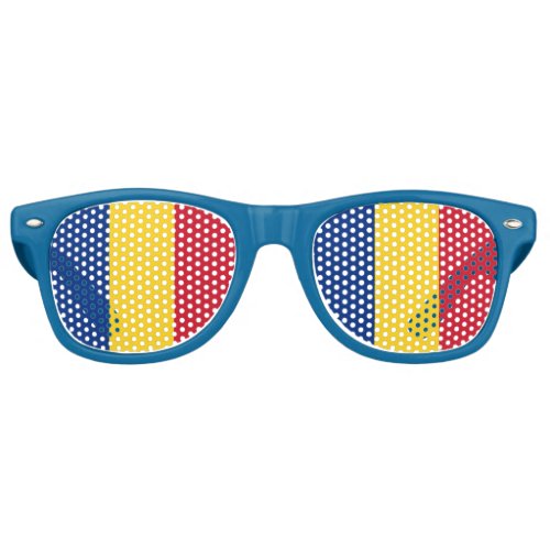 Party Shades Sunglasses _ Romania flag