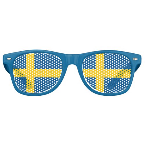 Party Shades Sunglasses _ Sweden flag