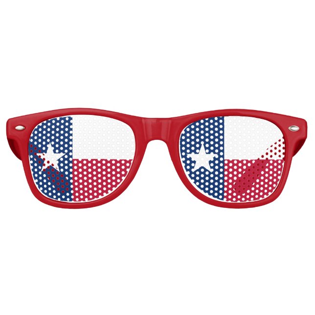 Party Shades Sunglasses - Texas flag (Front)