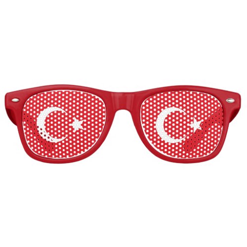 Party Shades Sunglasses _ Turkey flag