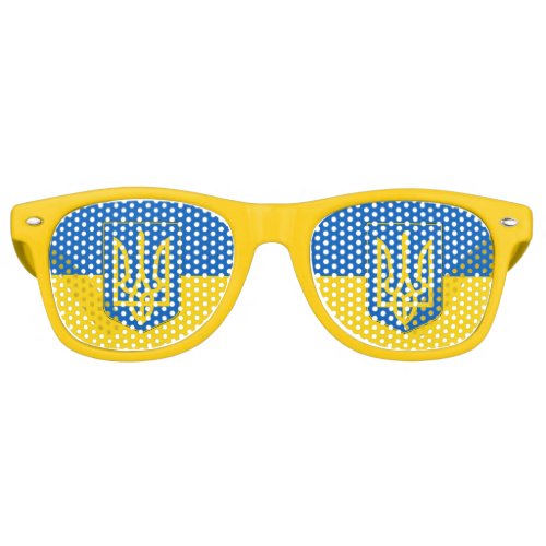 Party Shades Sunglasses _ Ukraine flag