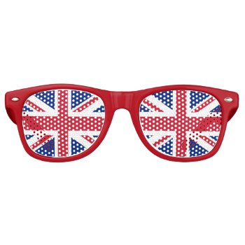 Party Shades Sunglasses - United Kingdom Flag by AllFlags at Zazzle