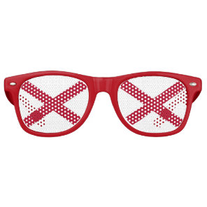 Party Shades Sunglasses with flag of Alabama, USA