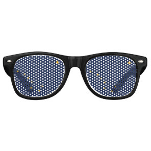 Party Shades Sunglasses with flag of Alaska, USA