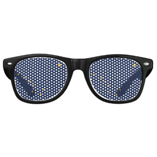 Party Shades Sunglasses with flag of Alaska, USA