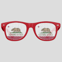 Party Shades Sunglasses with flag of California