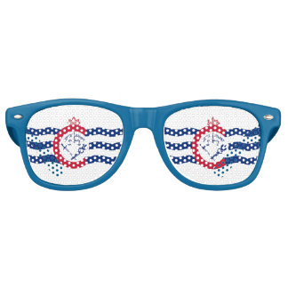 Party Shades Sunglasses with flag of Cincinnati