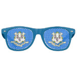 Party Shades Sunglasses with flag of Connecticut