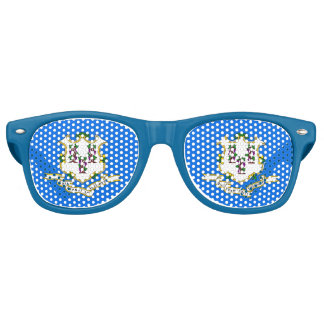 Party Shades Sunglasses with flag of Connecticut